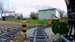 LEGO - На борту выезжаем в сад к новому гравийному терминалу