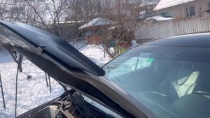 Toyota venza hood bug shield cover установка дефлектора мухобойка на капот
