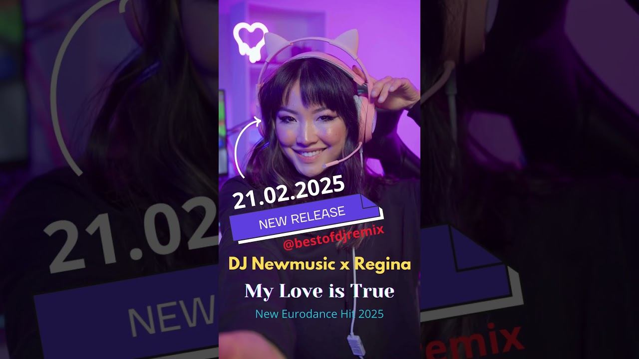 New Release: Dj Newmusic x Regina - My Love is True  #hitsmix #dj #eurodance #eurodancemusic