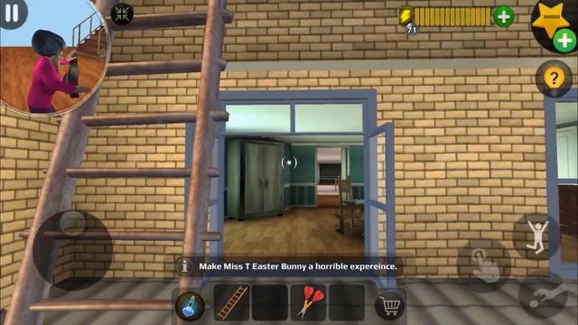 Scary Teacher 3D | MOD MENU | troll mini Miss T (android, ios) part 1433 смотреть онлайн