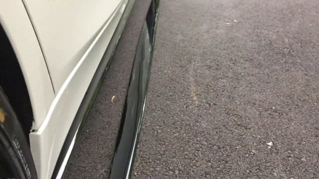 BMW Universal Side Skirt Extension Install DIY смотреть онлайн