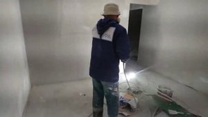 Безвоздушная покраска стен клиншот