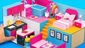 Милый домик для кукол своими руками