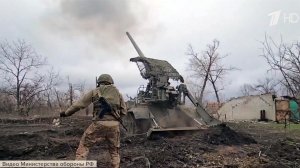 На Красноармейском направлении штурмовым отрядам прокладывает путь артиллерия