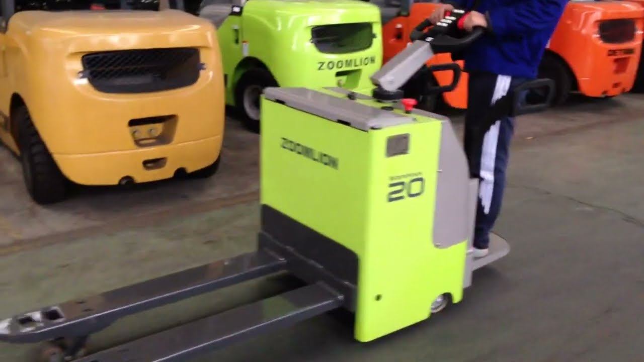 Электрический транспортировщик паллет (электророхля) Zoomlion TB20E Грузоподъемность - 2 000 кг