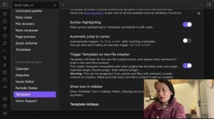 Use Obsidian Templater to Automate Our Note-Taking Workflow | For Beginners