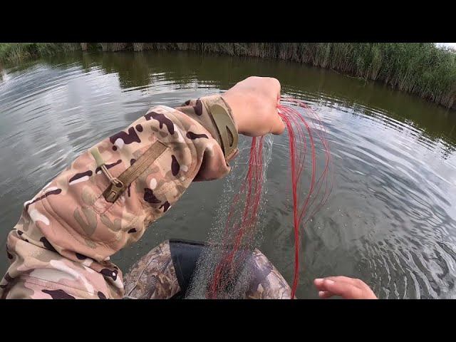 САЗАНЫ ВЫПРЫГИВАЛИ С ВОДЫ ВМЕСТЕ С СЕТЬЮ!!! НАКИДКА НЕ ОСТАВИЛА БЕЗ УЛОВА!!!