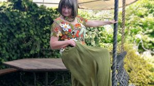 Юбка-брюки олива, разные варианты. Заказы на шитье принимаю.