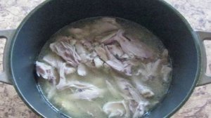 Рваная курица с картофелем