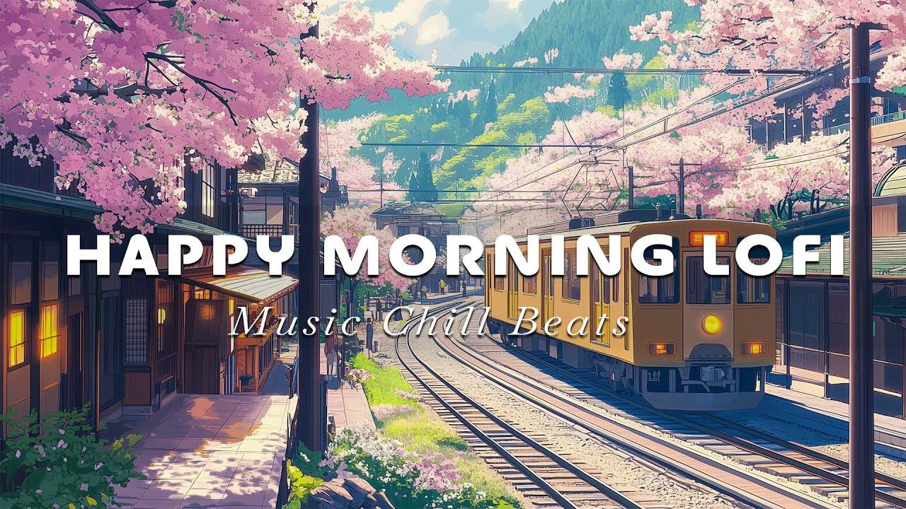 Happy Morning Lofi 🌻 Relaxing Lofi Japanese & Soft Beats for a Good Mood, Spring Vibes Lofi