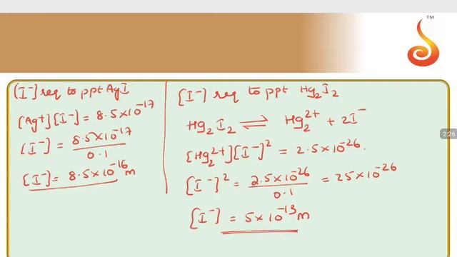 PU 1 | JEE S2 | Chemistry | Ionic Equilibrium | Lecture 5 | Slide 11 | EX 2