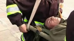 НУЦЗУ Транспортировка пострадавшего при помощи ИРАС