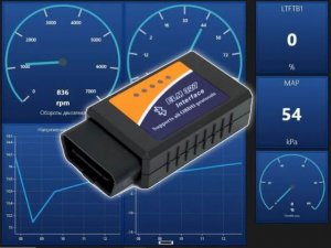 ELM 327 Bluetooth с приложением Car Scanner