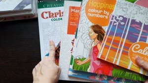 Мои раскрашенные работы за месяц февраль 2025