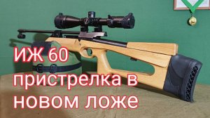 ИЖ 60 в деревянном ложе
