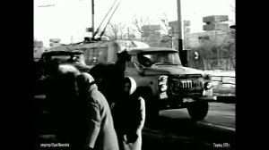 1979 год. Тюмень. Пешеходы - нарушители ПДД.