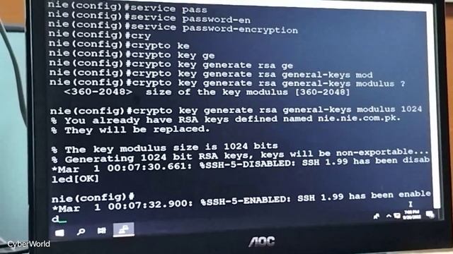 How to configure SSH on Real Cisco Switch | Access the switch from Lan and the internet Remotely