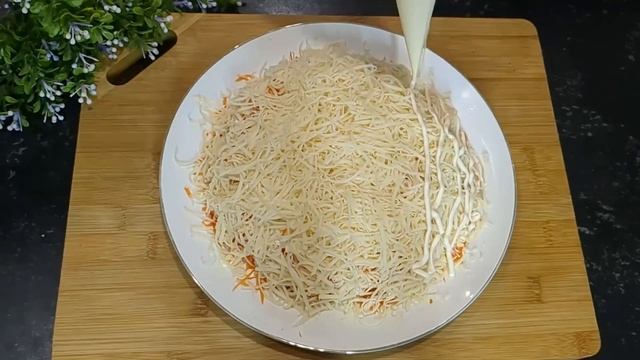 Салат ЛЮБОВНИЦА! Стоит только попробовать, уже НЕ ЗАБУДЕШЬ! Очень очень вкусный салат!