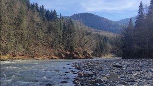 15 декабря 2023 г. Псебай, река Малая Лаба