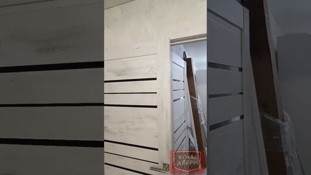 Установили 3 двери «Ника 16,ель альпийская»(Экодрев)+откос на входную дверь.Роял-двери.