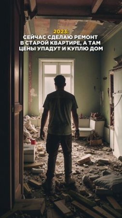 Цены упадут и куплю дом