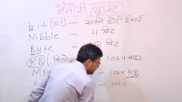 Computer !! Memory Unit(KB,MB,GB,TB.......) !! Part-1 !! By - Subhash soni