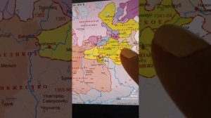 Киевская Русь. Карта