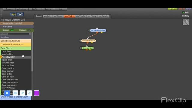 Tweezers EA- Created with FxDreema EA Builder смотреть онлайн