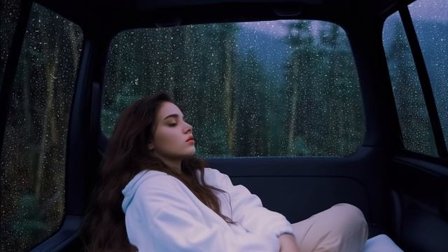 Сильный дождь в мирной сельской местности заставляет вас спокойно спать смотреть онлайн