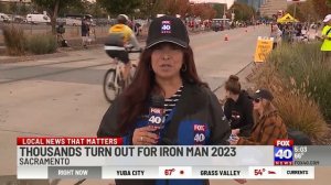 Thousands turn out for 2023 IRONMAN triathlon