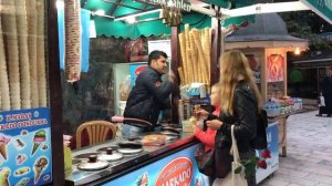 Мороженое Дондурма в Турции
