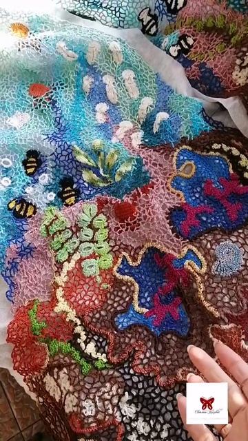 Закулисье мастера. Ирландское кружево. Вязание крючком. Подписывайтесь на канал.