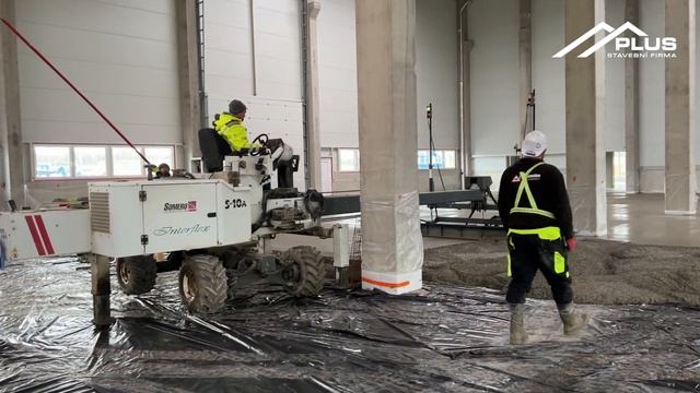 Výrobní areál Unicom servis | pokládka podlahy смотреть онлайн