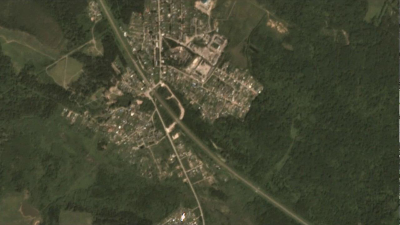 Строительство тонеля под железной дорогой на Чуприяновке. Вид со спутника смотреть онлайн