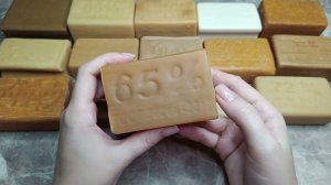 Много хозяйственного мыла после обмыливания и просушки