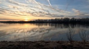 Закат на енисее. (7)