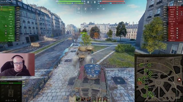 T26E5 Patriot - Стоит внимания. Крепкая башня, точная пушка. Не плохой танк для фарма за боны. [WOT смотреть онлайн