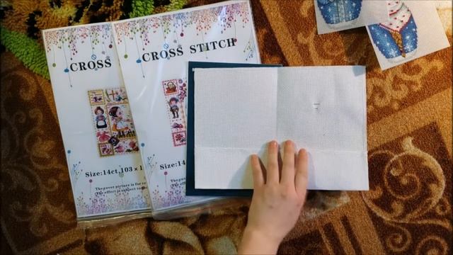 Вышивка крестом, Обзор китайских наборов "Сказки", Зимняя матрешка от МП-студии смотреть онлайн