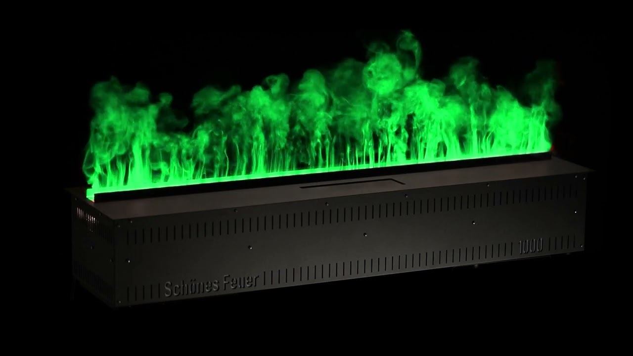 Электрический очаг Schones Feuer 3D FireLine 1000 RGB в интерьере