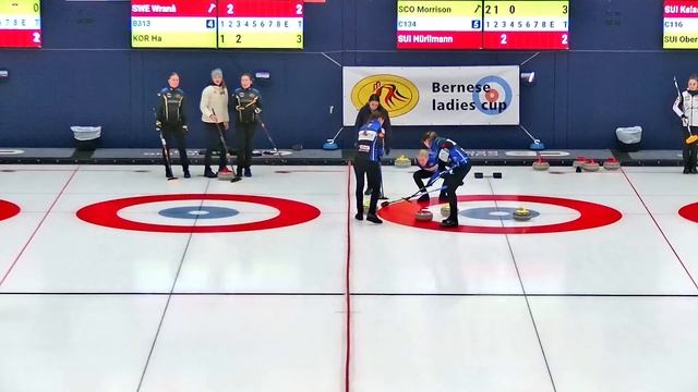 54th Int. Bernese Ladies Cup 2023 │ SCO Morrison : SUI Hürlimann + SWE Wranå : KOR Ha смотреть онлайн