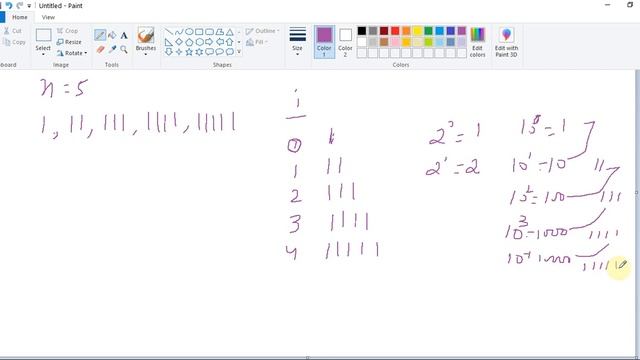 C Program - Generate Series of 1s using loop.