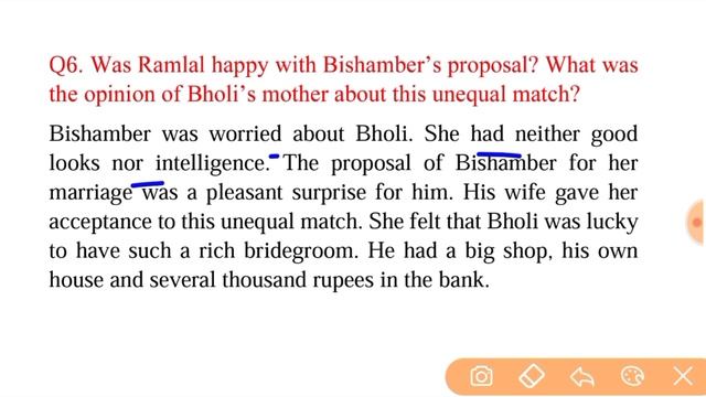 Class 10 English Lesson 9 Bholi Important Question Answer for Cbse Term 2 Board Exam |