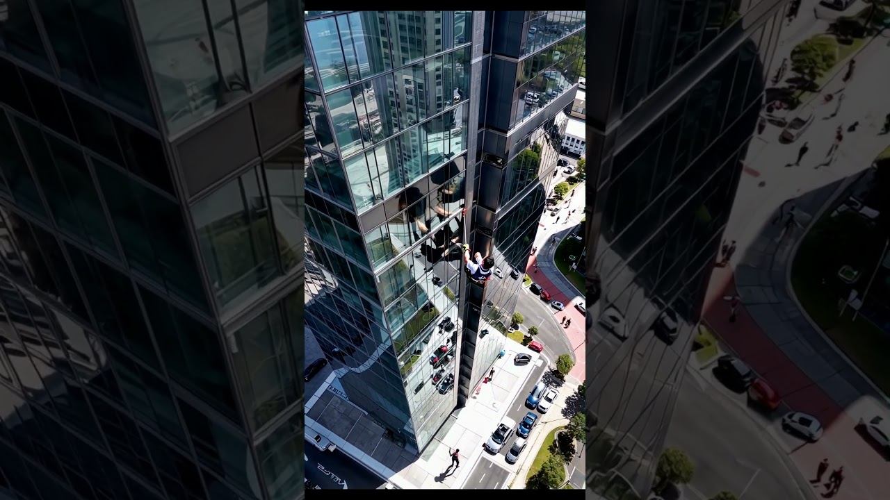 City Skyline Becomes Stage for INSANE Musical Feat!