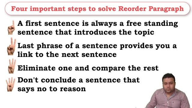 PTE Reading- RE-ORDER PARAGRAPH MADE EASY (FOUR STEP RULE) смотреть онлайн