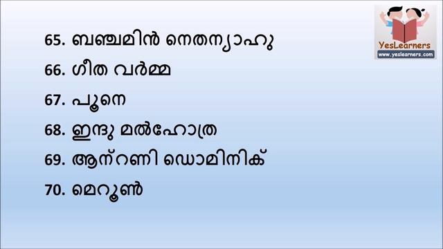 Current Affairs - Kerala PSC Coaching