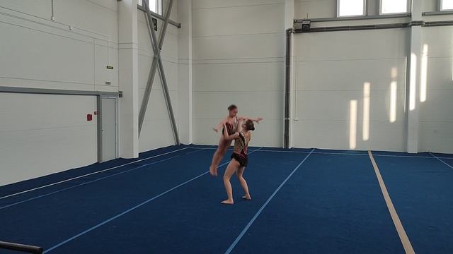 ЖП 1 спортивный , Воробьева Полина - Морозова Валерия , ДК Маш-ль, Комбинированное упражнение