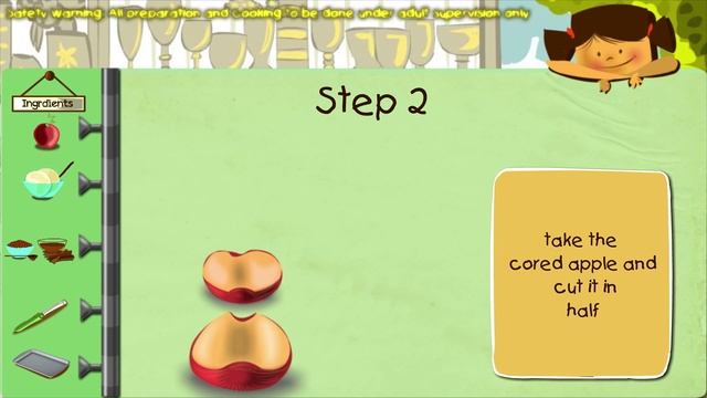 Yummy Recipes For Kids - Baked Apple Sundae смотреть онлайн