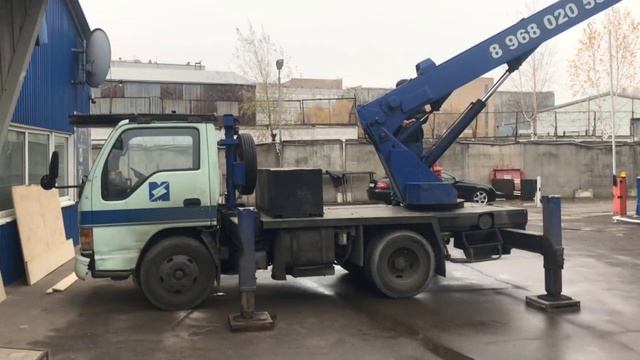Монтаж вывески для техцентра
