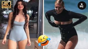 Неловкие моменты для женщин, снятые на камеры видеонаблюдения. Подборка мгновенных сожалений 2025