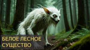 Белое лесное существо (Мистическая история)